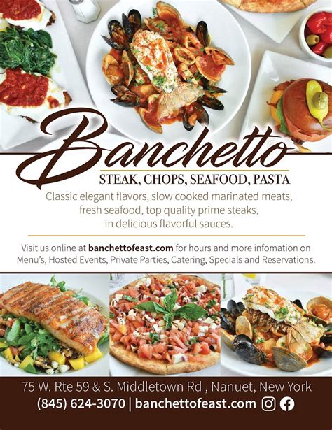 banchetto feast menu|banchetto restaurant menu.